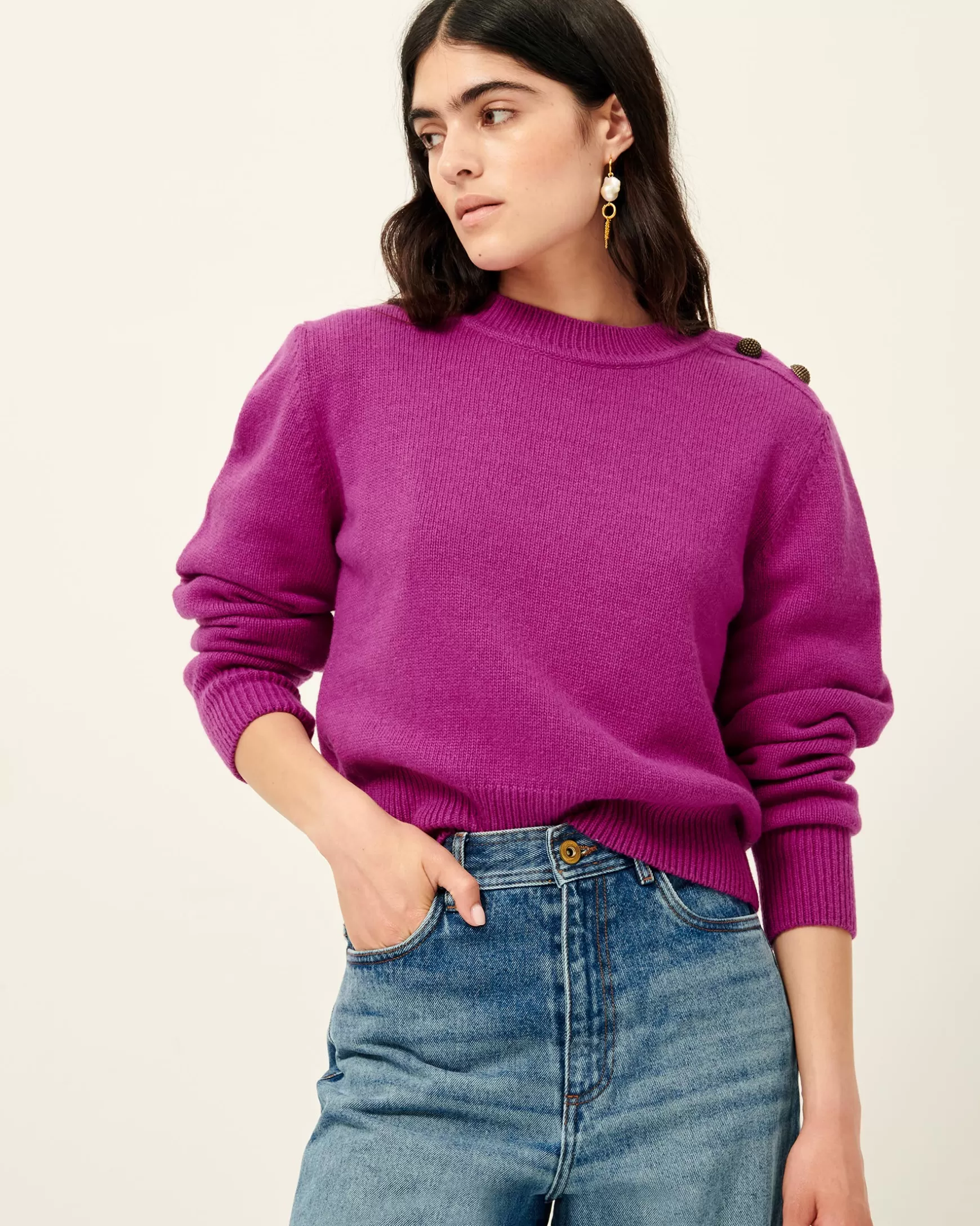 Pullis Und Cardigans | Strick-Sessùn Arisman Festival Plum