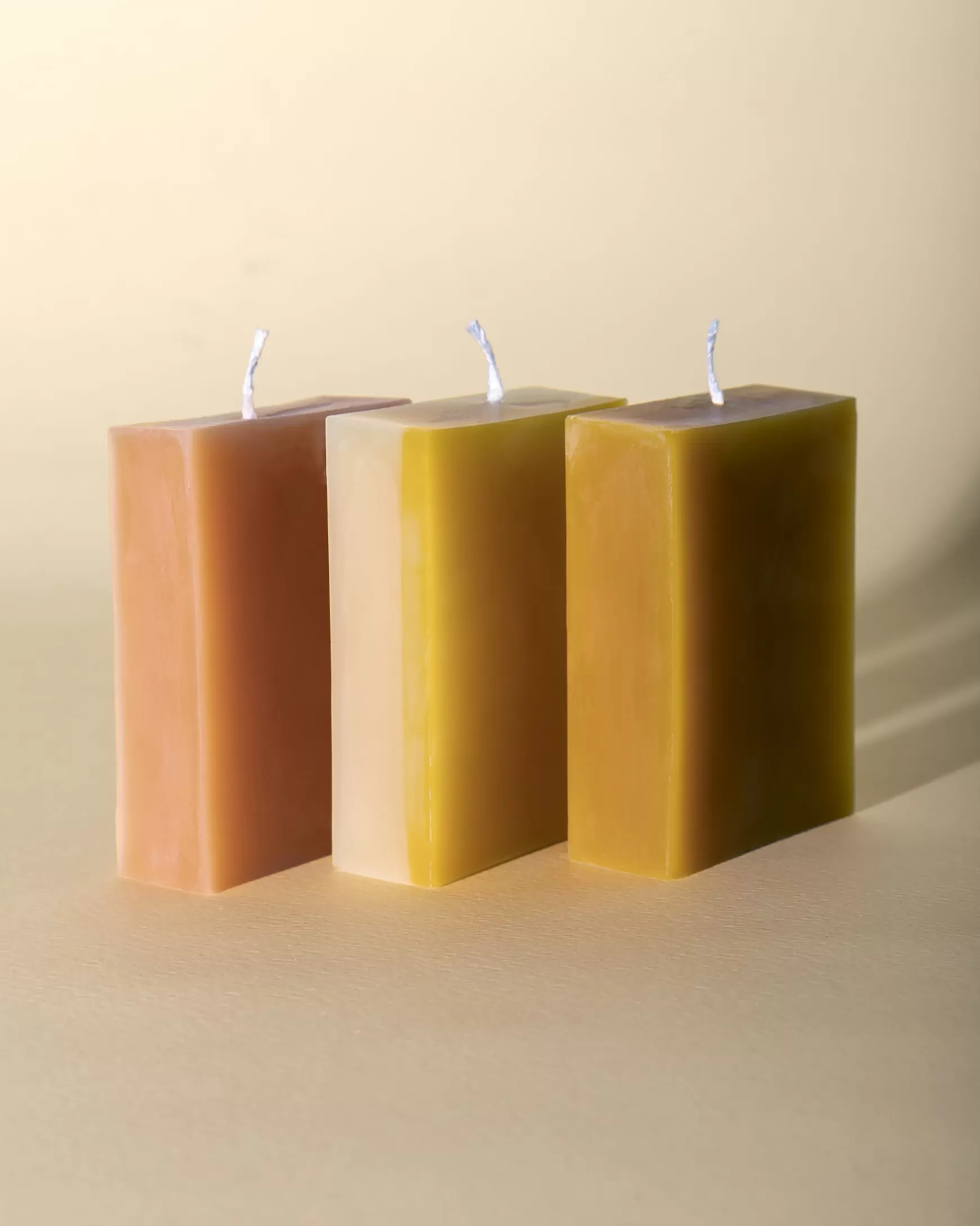 Books And Crafts-Sessùn Block candles Warm