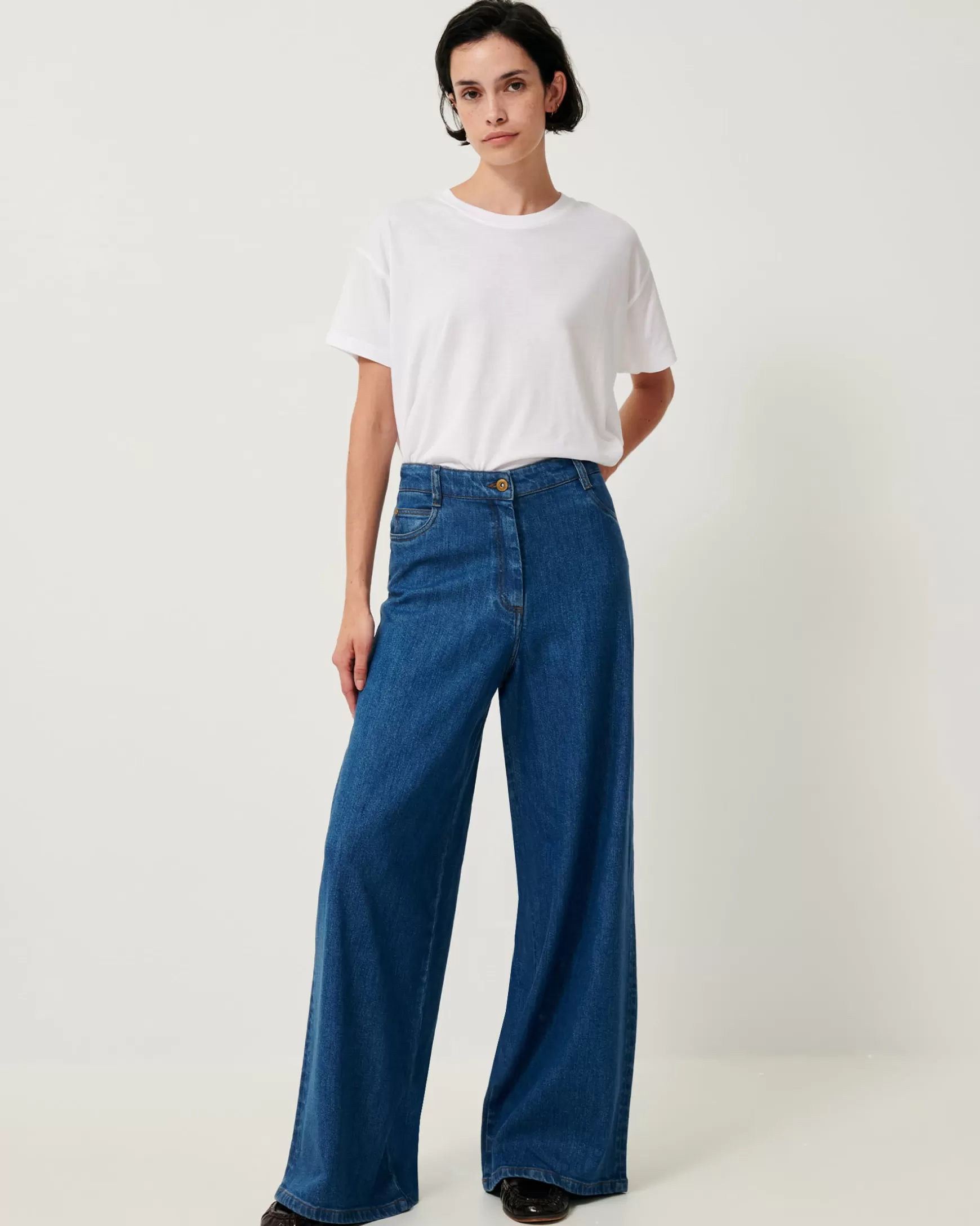 Hoher Bund | Denim-Sessùn Dalt White