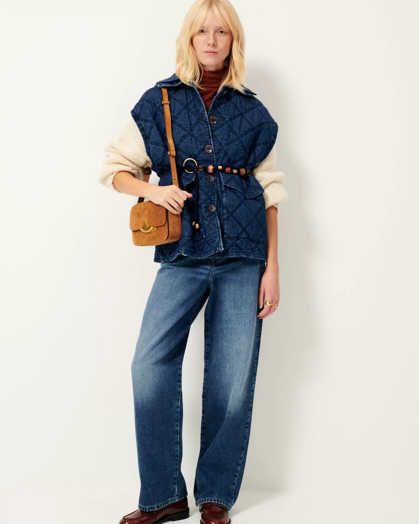 Denim Jacken | Jacken-Sessùn Elk bay Worker Blue