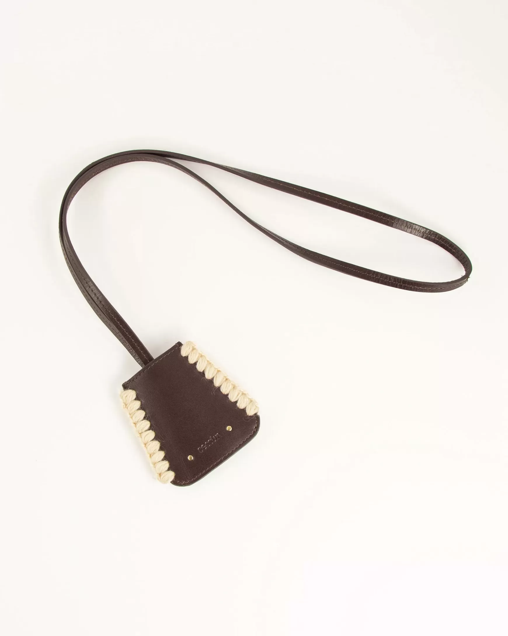 Accessoires | Kleinlederwaren-Sessùn Fara keys Dark Brown Wool