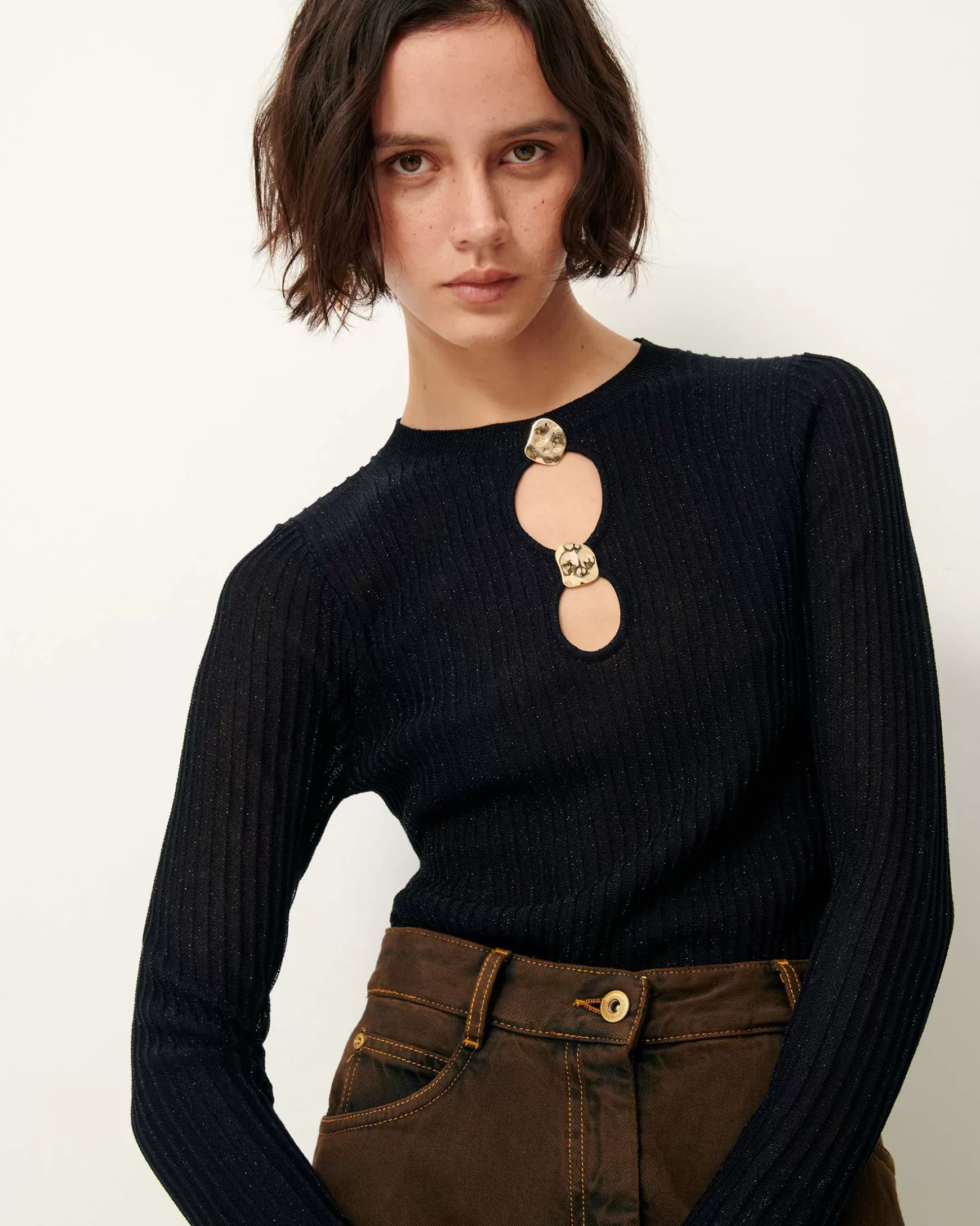 Tops Und Bodys | Pullis Und Cardigans-Sessùn Haven Warm Stone