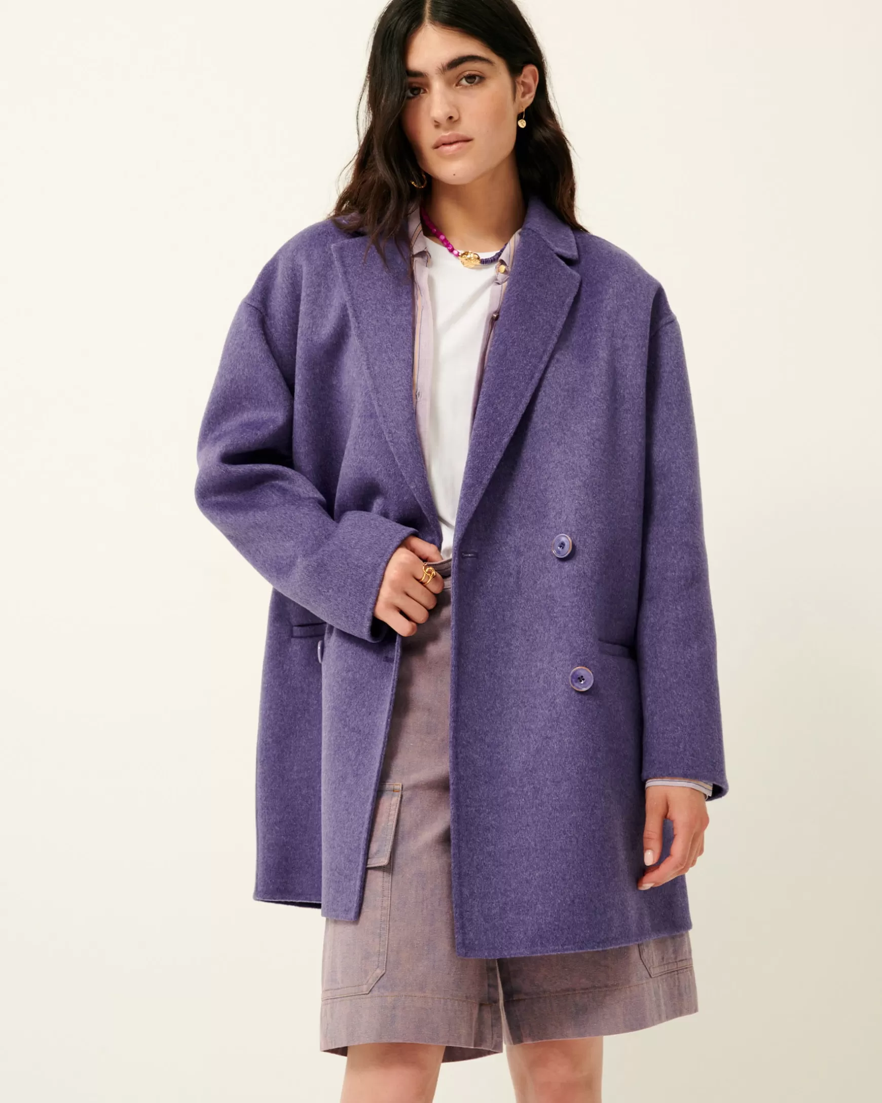 Mäntel-Sessùn Holm coat Orient Blue