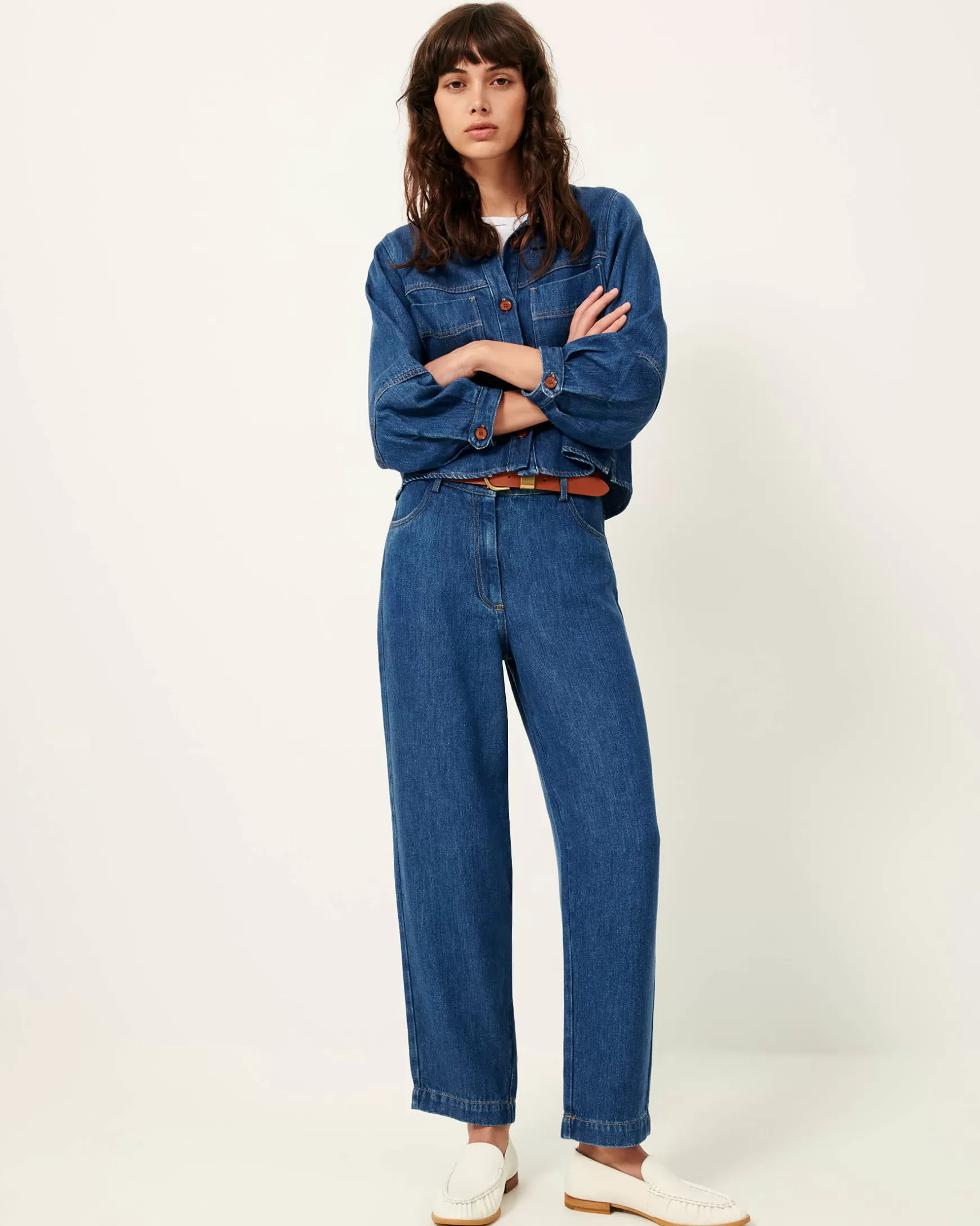 Hoher Bund | Hosen-Sessùn Nica Denim Blue