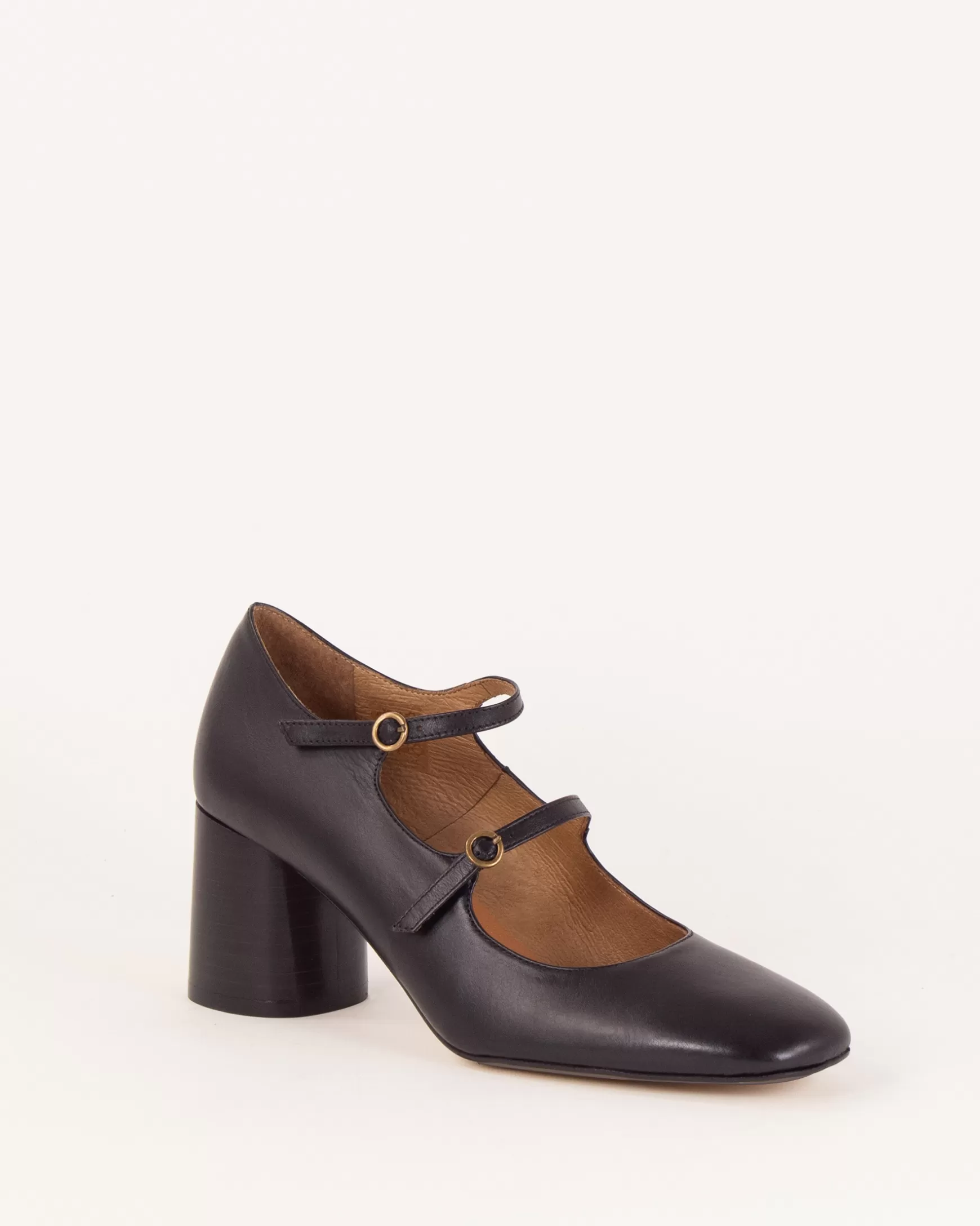 Schuhe-Sessùn Rosemary Black Leather