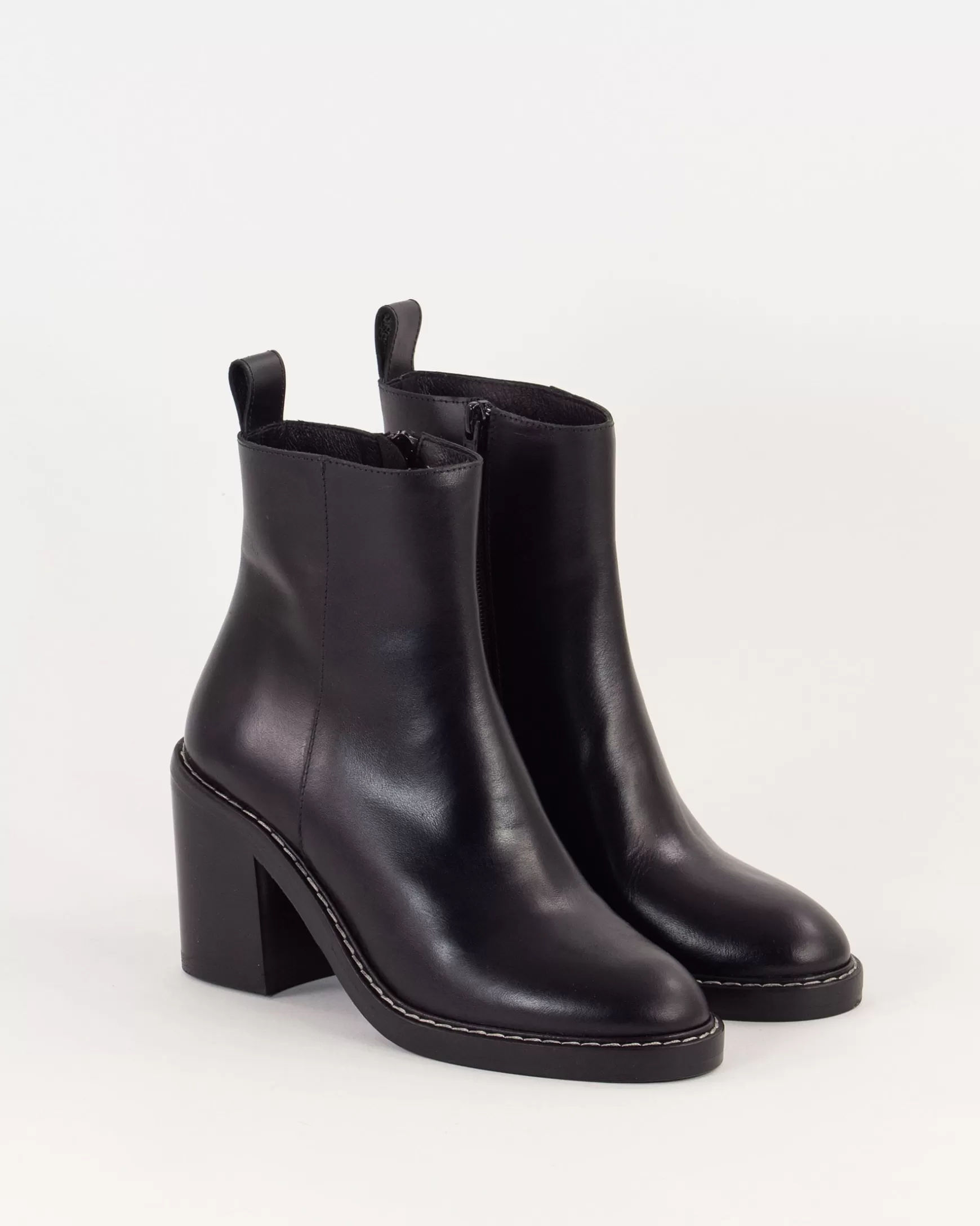 Stiefel Und Stiefeletten | Schuhe-Sessùn Slana Black Leather