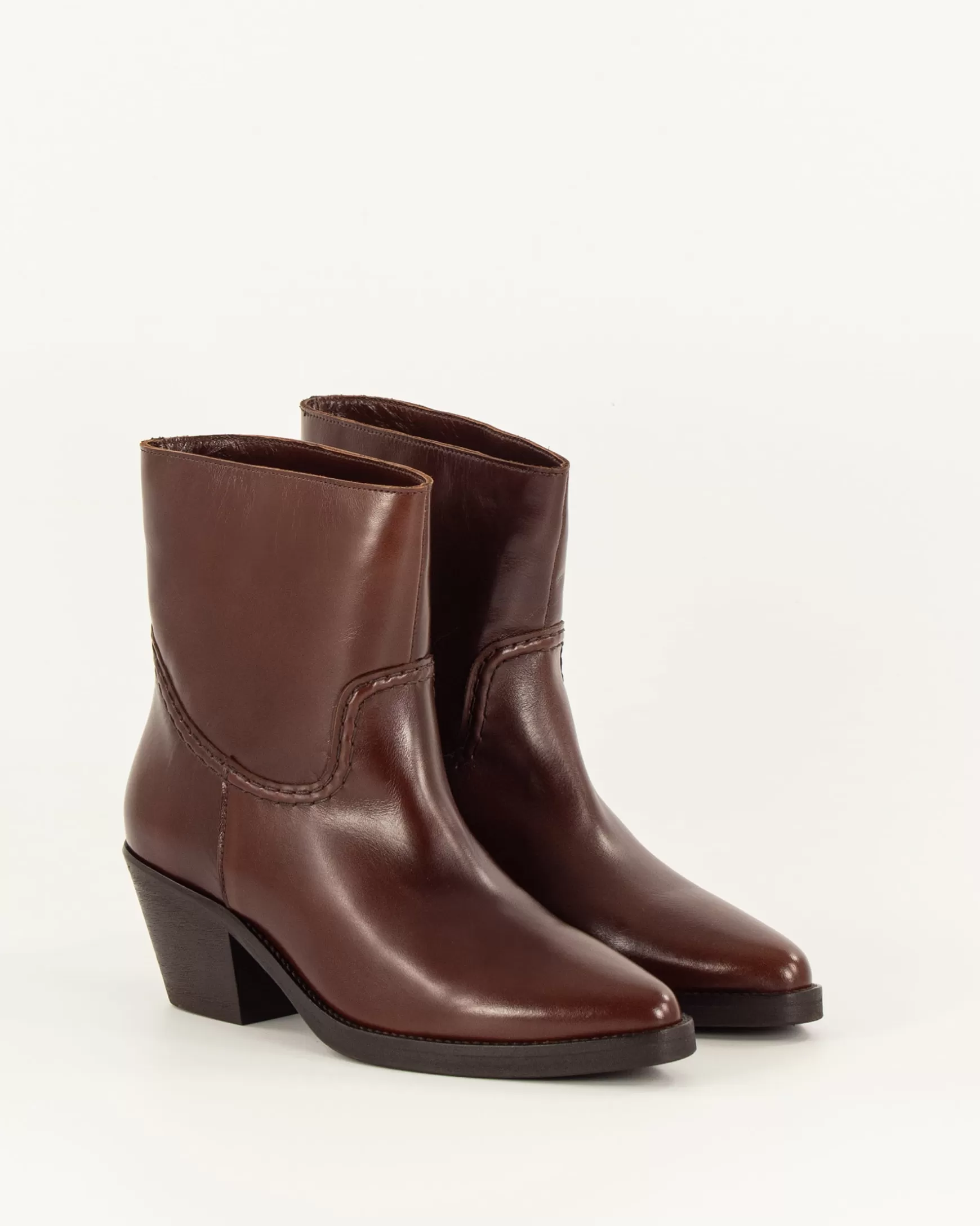 Stiefel Und Stiefeletten | Schuhe-Sessùn Tiaguette Mogano Leather